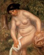 Pierre Renoir Bather Drying herself oil on canvas